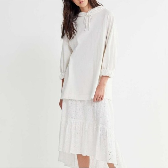 Urban Outfitters Out From Under Tacey Trapeze Longline Swing Hoodie Size Small - Picture 1 of 8